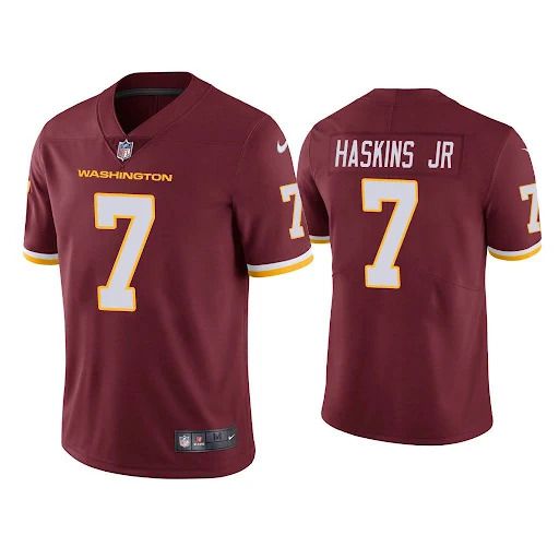 Men Washington Redskins #7 Dwayne Haskins Nike Red Vapor Limited NFL Jersey->washington redskins->NFL Jersey